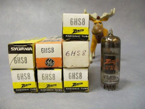 6HS8 Vacuum Tubes  Lot of 7  Zenith / Sylvania / GE