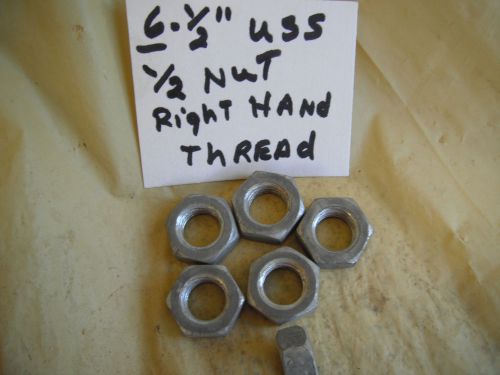 6     1/2&#034; &#034;  U.S.S. 1/2  Nuts  Right Hand Thread