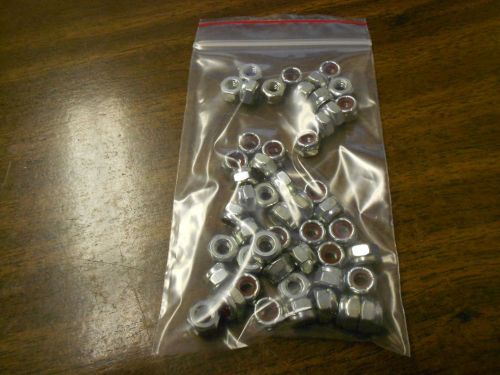 3/16-32 Nylon Insert Hex Lock Nuts 50pcs