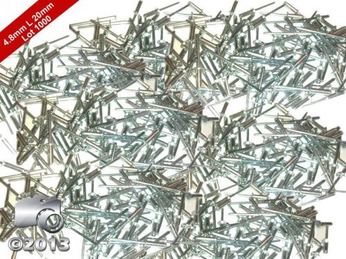 Heavy duty 4.8mmx20mm standard open dome aluminum blind pop rivets-lot 1000 pcs for sale