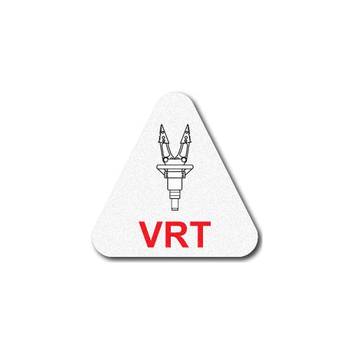 FIREFIGHTER HELMET DECALS  FIRE STICKER  - VRT Vehicle Rescue Tech Triangle