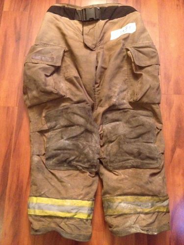 Firefighter PBI Gold Bunker/Turn Out Gear Globe G Extreme USED 38x32 2004