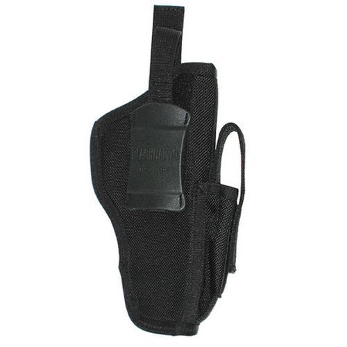 Blackhawk 40AM06BK Black Ambidextrous 3.75&#034; - 4.5&#034; BBL Auto Pistol &amp; Mag Holster