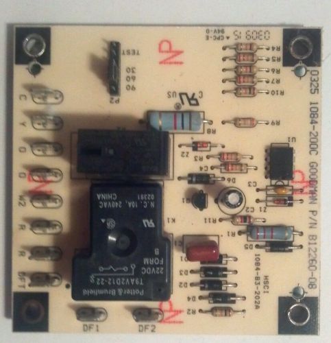 Goodman Heat Hump Defrost Control Board Part # B1226008 Model # 1084-83-202A