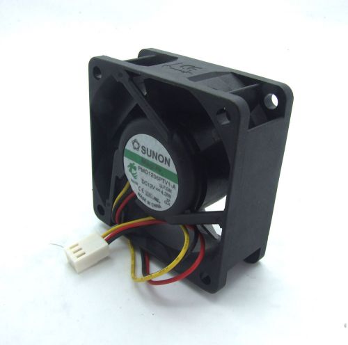 1PCS 3-pin DC Fans 12V 4.3W 60x60x25mm Brushless BALL BEARING Cooling Fan 6025