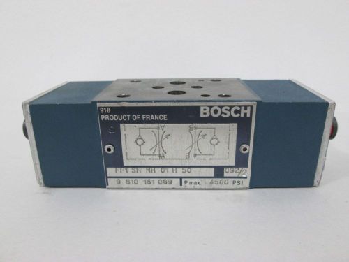 NEW BOSCH 9 810 161 089 FF1 SH MH 01 H 50 4500PSI HYDRAULIC VALVE D276231