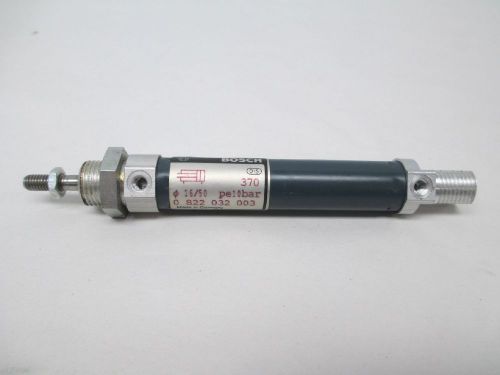 NEW BOSCH 0822033202 50MM STROKE 16MM BORE 10BAR PNEUMATIC CYLINDER D333823