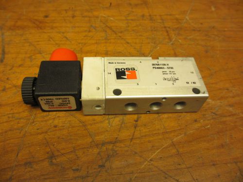 Ross 2876A1120.H Pneumatic Valve w/ Norgren Control 83J