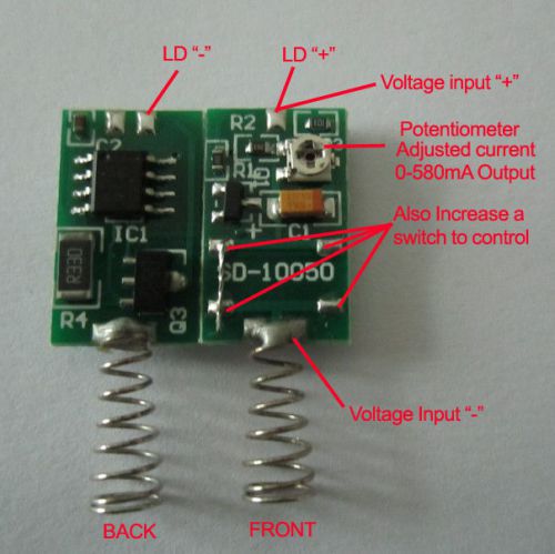 808nm 100-500mw laser diode/laser module/laser light driver constant current for sale