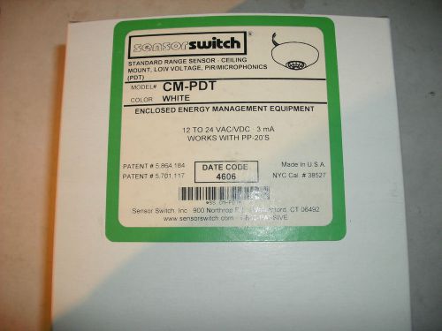 SENSORSWITCH SENSOR SWITCH CM-PDT CMPDT WHITE PIR/MICROPHONICS OCCUPANCY SENSOR