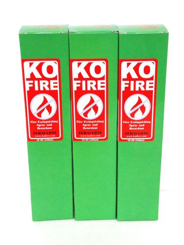 New ko fire  extinguisher for small fires car kitchen or camp 10 oz ((3 pack)) for sale