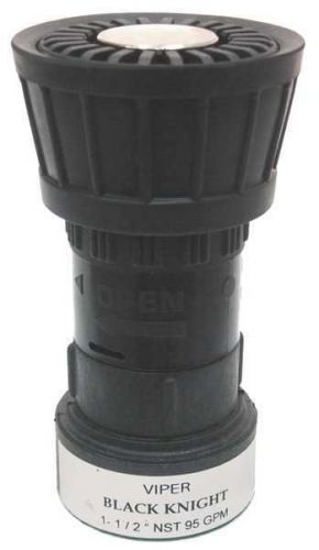 VIPER BK2510 Fire Hose Nozzle, 1-1/2 In., Black