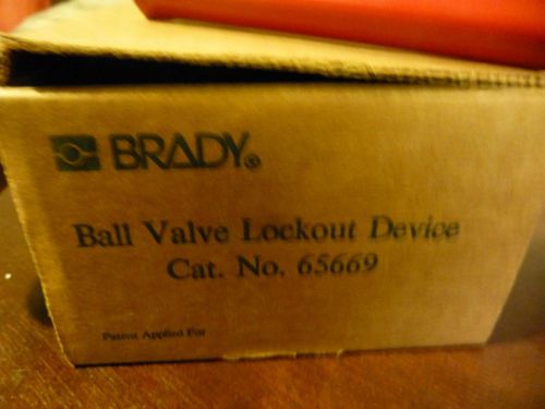 New brady 65669 ball lockout device for sale