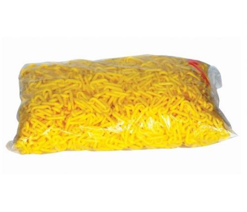 Yellow Color, 6 mm, Plastic Chain, road traffic cone, safety, warning, busy area