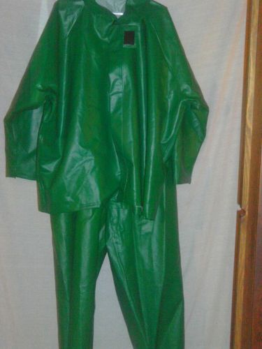 Tingley Chemical &amp; Flame Resistant FR  Jacket &amp; Overalls w/ High Collar Sz XXXL