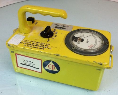 Victoreen Model NO.1B Geiger Counter / radiation detector OCD item NO. CDV-715