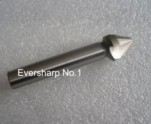 New 1pcs HSS Chamfer End mill Cutter Dia 12.4mm 60degree 3Flute Countersink Bit