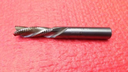 Courmatt CRD-500 1/2&#034; Solid Carbide Roughing Spirals 3 Flute Chipbreaker-Downcut