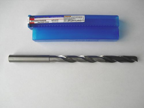 7/16 MITSUBISHI Carbide Coolant Drill 2F MWS04375X8DB VP15TF