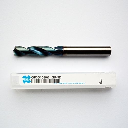 Osg 8mm micro grain carbide jobber length twist drill for sale