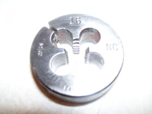 Die, 3/8 - 16, HSS Adjustable Die, 1-1/2&#034; Diameter Bay State, USA Tool