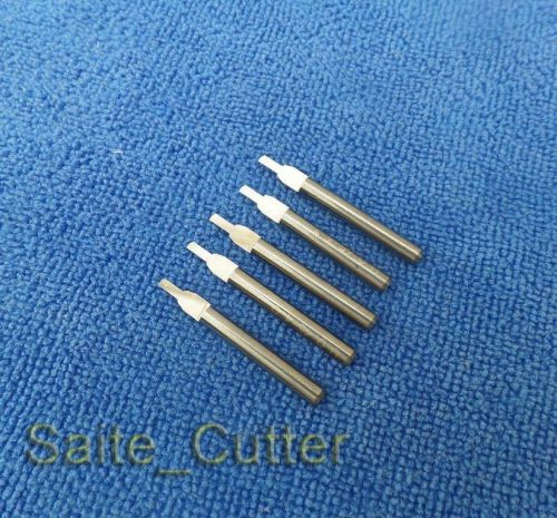 10pcs Carbide Half Straight CNC Router Engraving Bits PCB Engraving 1/8&#034; 1.5x4mm