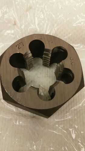 27M x 3.0 HEX Die_Machinist_NOS_Industrial_Tools_NEW_Japan_Dies