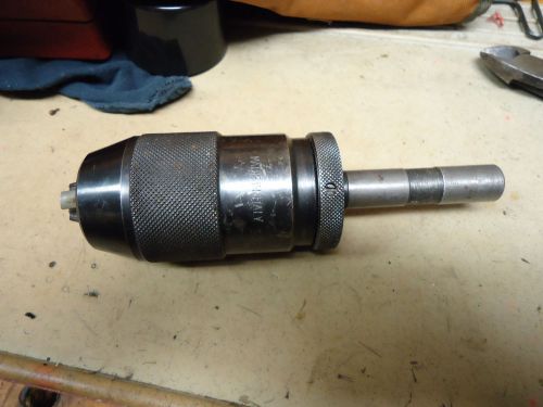 KEYLESS CHUCK 1/8&#034;-5/8&#034; W/5/8&#034; ADAPTER SHANK FOR R8 USE VERY NICE!!