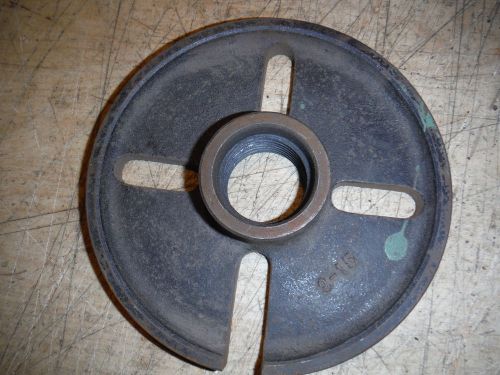 VINTAGE ATLAS METAL LATHE 6&#034; FACEPLATE 1 1/2-8 MOUNT