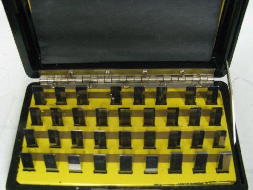 Do-All .031250 - .10075&#034;  35 piece gage block set - FD49