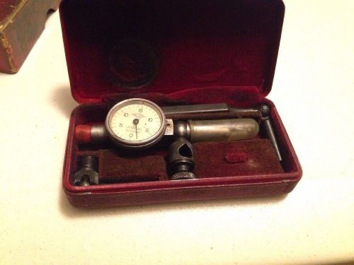 VINTAGE ALINA NO 88 JEWELED DIAL INDICATOR SWITZERLAND MACHINIST TOOL IN BOX