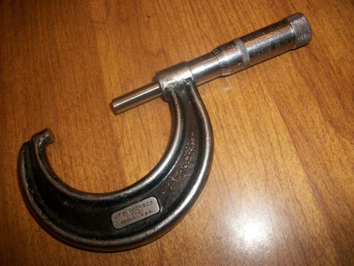 J. T. Slocumb Co. 1-2 Inch Micrometer L@@K No Reserve Machinist Tool Inspection.