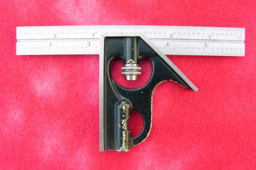 Starrett Combination Square  With  6&#034; Blade