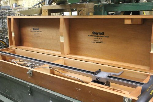 60&#034; STARRETT MASTER VERNIER HEIGHT GAGE 254