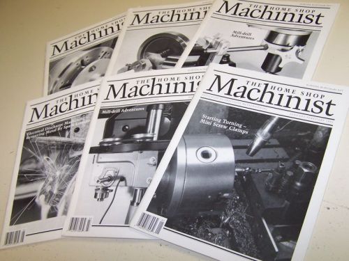 The Home Shop Machinist Magazine all 6 issues from 1995 Precision Metalworking