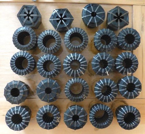 Big assorted lot of jacobs rubber flex collets *** 24 pieces *** for sale