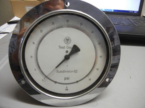 Used Lab Test Equipment Mcdaniel Controls 6&#034; Test Gauge 60 PSI