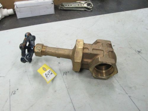 Powell Rising Stem Brass Gate Valve 2&#034; FNPT Fig #2714 (NEW)