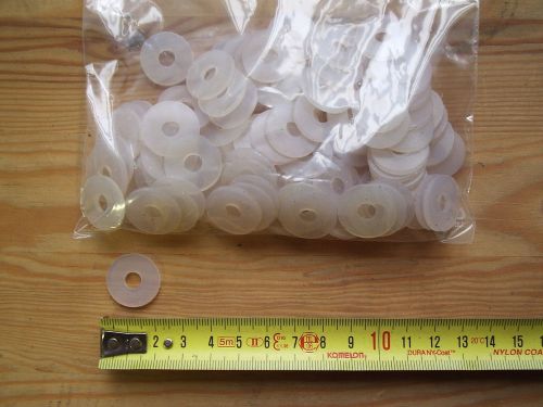 250 pcs. x SILICONE RUBBER WASHER / GASKET  ID 7mm x OD 20mm x 2mm THK Screws M6