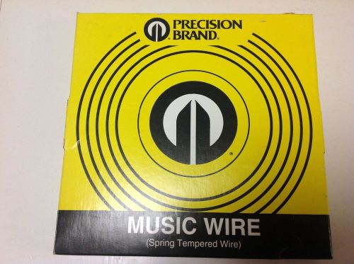 1 precision brand music wire 21090 .090 diam. 2.286 mm (spring tempered wire) for sale