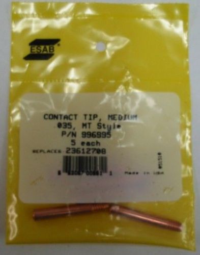 Esab 996995 contact tip .035 replaces 23612708 - qty 5 for sale