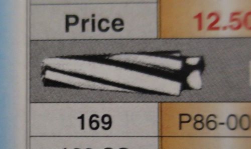 Set of 10 SS White Burs FG169L Plain Tapered Fissure (Flat End)