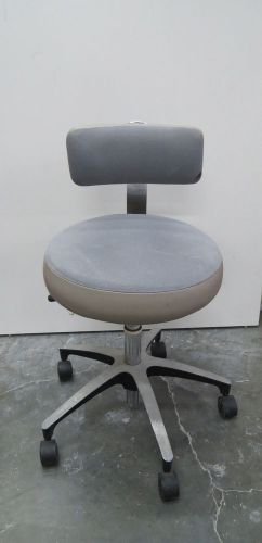 Adec 1600 Adjustable Doctor / Dr Dental Stool A-dec Cloth Upholstery