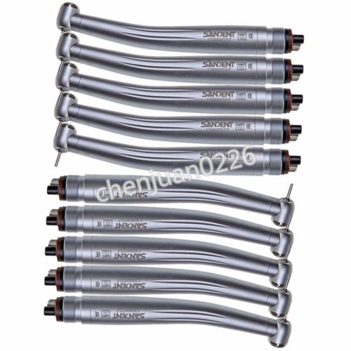 10 pc Clean Head Dental High Speed Handpiece Turbines Push 4 Hole fit NSK