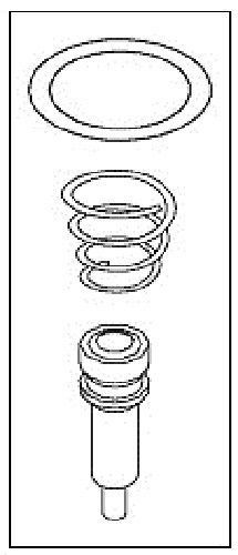 PELTON &amp; CRANE V10, V8 VENT PLUNGER KIT for Autoclave Sterilizer