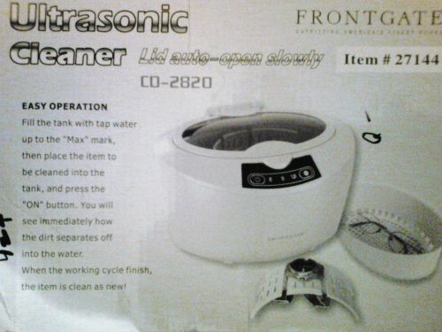 Frontgate Ultrasonic Cleaner CD-2820 For cleaning Jewelry or Anything Waterproof