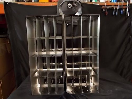 Lot of 4 Cryobox Cryogenic Stainless Steel Racks 4x4 Shelf