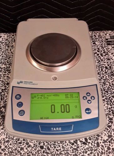 Denver Instrument P-402 Lab Scale d=.01g Max=400g Pinnacle Series Multi Function