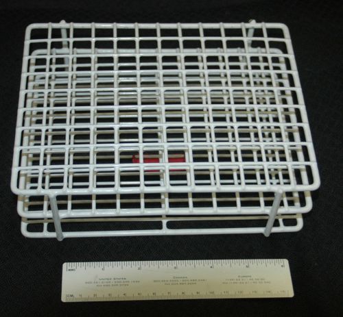 SCIENCEWARE F187530003, WHITE TEST TUBE RACK EPOXY COATED 10-13mm - HOLDS 108