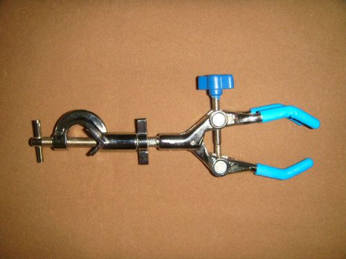 Three Prong Multiple Direction Buret Clamp,single adjustable,0~60mm range